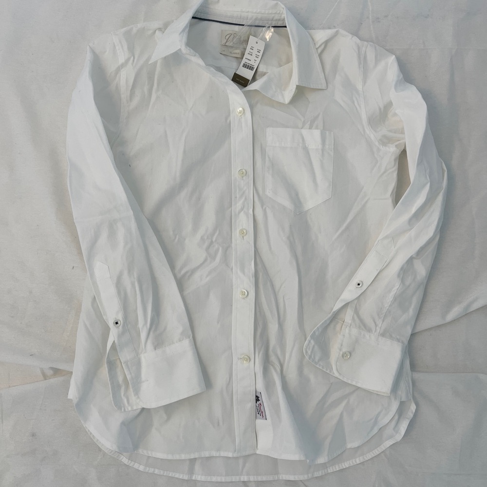 Jcrew white button down
